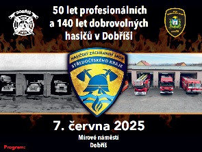 Velké oslavy hasičů v Dobříši